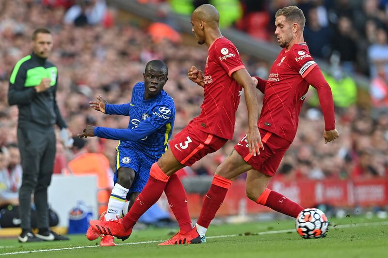 Fabinho - 6: The Brazilian was over-run in the midfield in the first half but found things easier against 10 men in the second period. A bit short on creativity. AFP