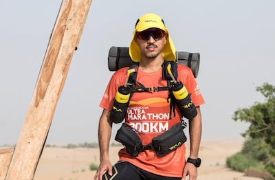 Dubai, United Arab Emirates- Ahmed Alkathiri  trying the new routes for the longest ultra Marathon at Last Exit Al Qudra in December.  Ruel Pableo for The National for Melanie Swan's story