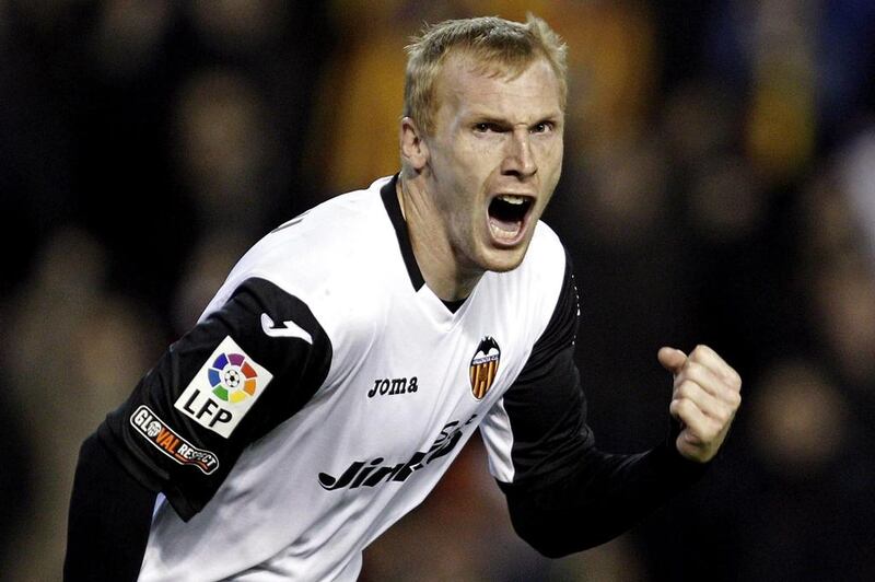 Jeremy Mathieu was purchased by Barcelona on Wednesday from Valencia. Manuel Bruque / EPA