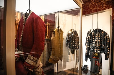 A display at A Short Novel on Men’s Fashion exhibition, which explores 30 years of designs. Courtesy Pitti Immagine Uomo