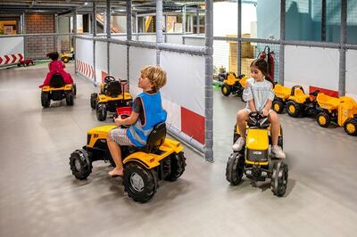 The Driving School, where children use pedal-power to get around. Courtesy Emaar Hospitality