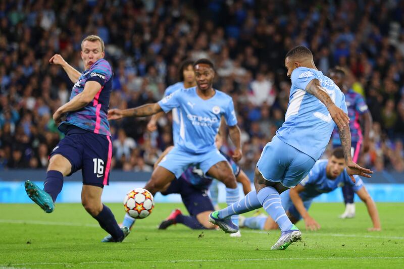 Gabriel Jesus (81’) – 7. After coming on late into the game to replace Torres, the striker managed to grab a goal from a tap in at the back post to get City’s sixth of the night. Getty Images