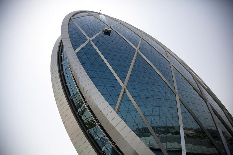Aldar HQ in Abu Dhabi. Andrew Henderson / The National