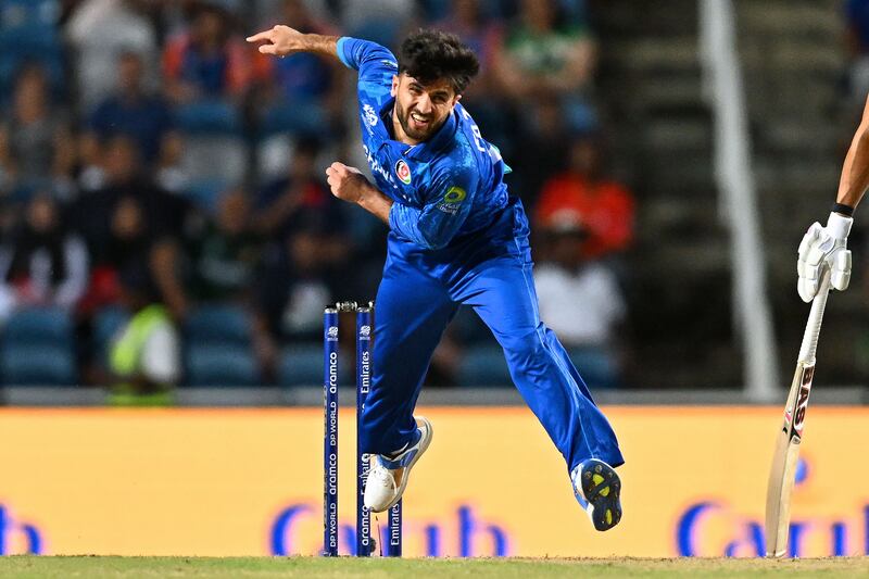 11. Fazalhaq Farooqi (Afghanistan, 17 wickets, 6.31 economy rate). AFP
