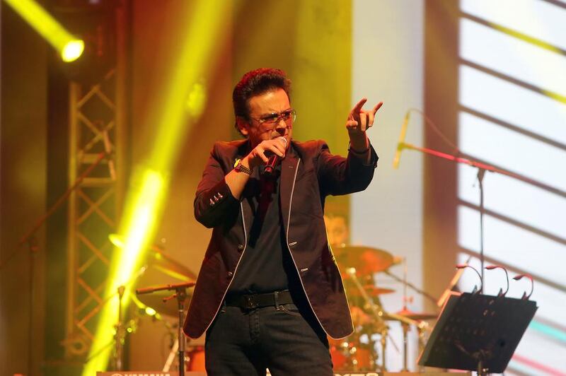 Adnan Sami Khan performs at Dubai World Trade Centre. Ravindranath K / The National