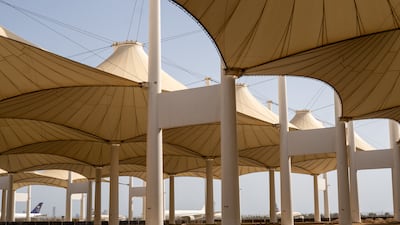 The biennale is repurposing the Western Hajj Terminal, built in 1981 but never used. Photo: Diriyah Biennale Foundation