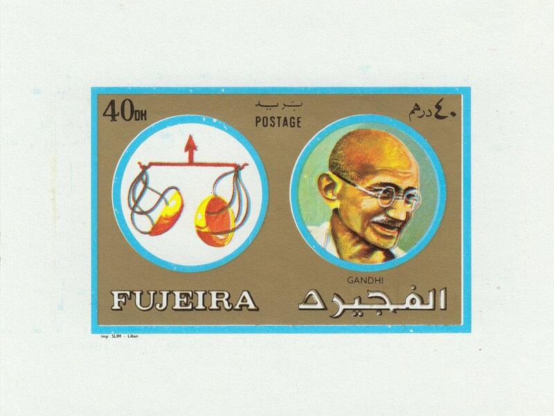 DUBAI, UNITED ARAB EMIRATES - JULY 25 2019. Ghandi stamp collection of Ummer Farook.

Ummer Farook won a silver award for his collection on Gandhi at a recent international exhibition in China. His award winning collection on Gandhi shows stamps issued by more than 100 countries with images of the non-violence leader as a young law student and leading India’s independence struggle against British colonial rule. More than 20 countries have issued stamps over the past year to commemorate the 150th birth anniversary celebrations that began in October last year.

(Photo by Reem Mohammed/The National)
 
Reporter: RAMOLA TALWAR
Section: NA