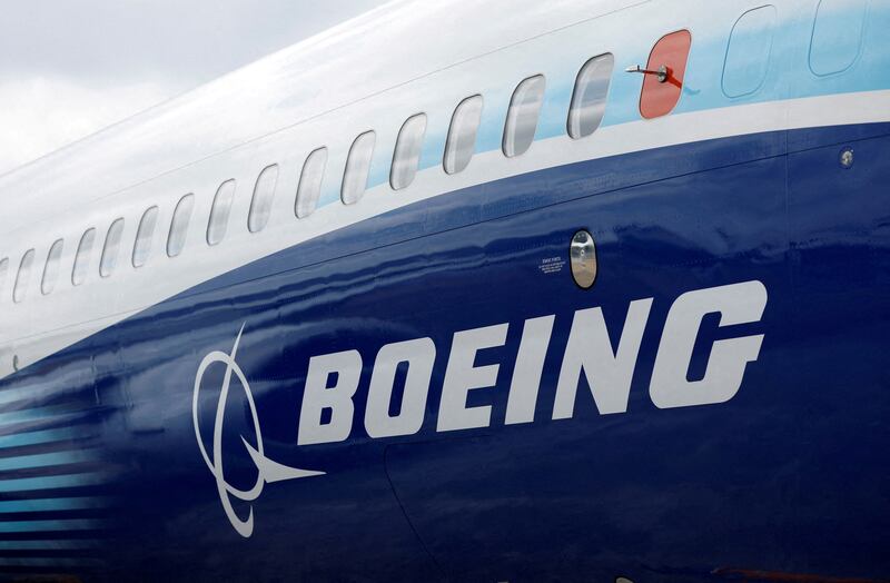 A Boeing 737 Max. Scrutiny of the plane maker has intensified in the months since an incident on an Alaska Airlines flight in January. Reuters