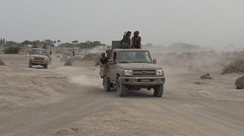 HODEIDAH, 27th June, 2018 (WAM) -- With the support of the Saudi-led Arab Coalition, the Yemeni resistance forces launched a military attack against the positions of the Iranian-backed Houthi militias at the outskirts of Al Faza, south of Tahita District, that witness desperate infiltrations attempt by the militia elements. Wam