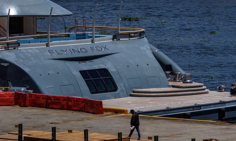 The Flying Fox superyacht. Getty Images