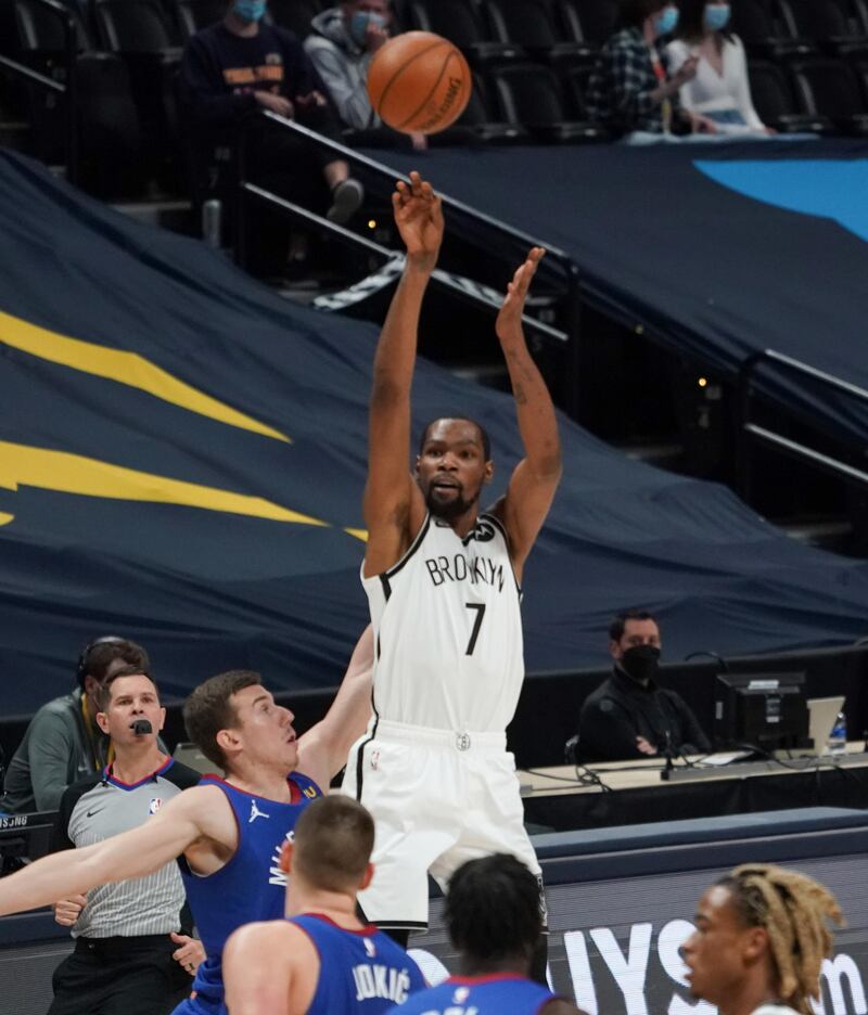 10) Kevin Durant - $75m ($31m/$44m). USA TODAY Sports