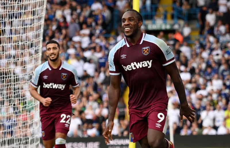 Centre forward: Michail Antonio (West Ham) – Popped up with a last-minute winner at Leeds to continue his, and West Ham’s, terrific start to the campaign. Getty Images