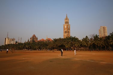 The Rajabai Tower, overlooking the Oval Cricket Ground, is a Porbunder stone structure that merges the genres of Victorian, Gothic and Islamic architecture.