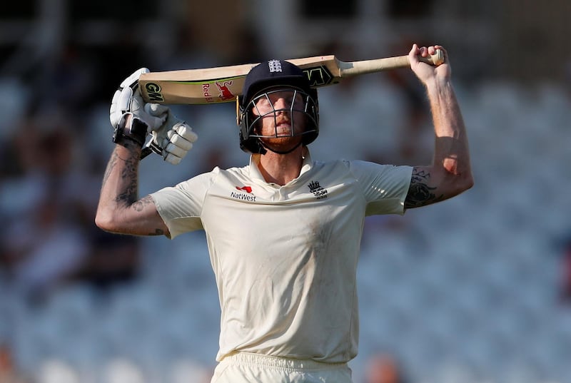 England's Ben Stokes looks dejected after being caught by India's KL Rahul off the bowling of Hardik Pandya.  Action Images via Reuters