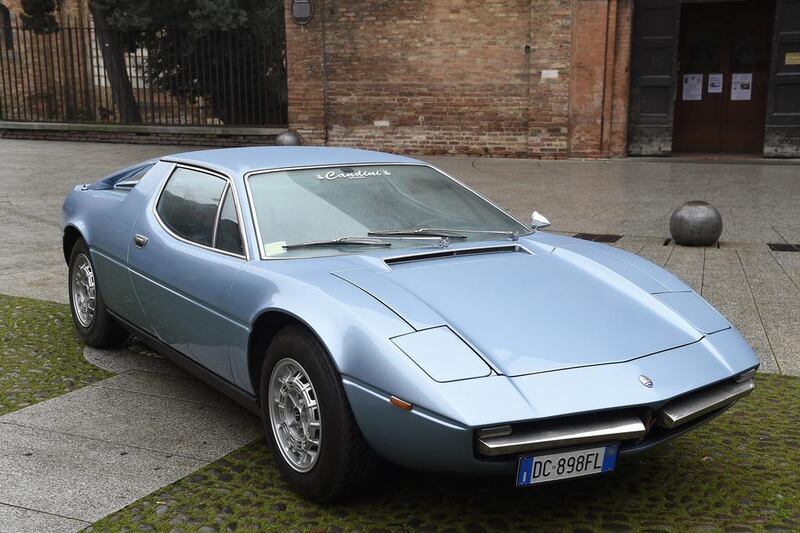  A 1972 Merak. Only 1,820 cars were produced over 11 years. Photos courtesy Maserati