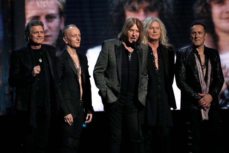The band were inducted into the Rock and Roll Hall of Fame in 2019. Reuters