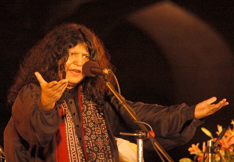 Parveen perfoms during the Sufi Music Festival at Old Fort, in October 2007 in New Delhi, India. Getty Images