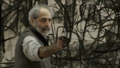 Imploded, burned, turned to ash by artist Issam Kourbaj. Photo: The Heong Gallery