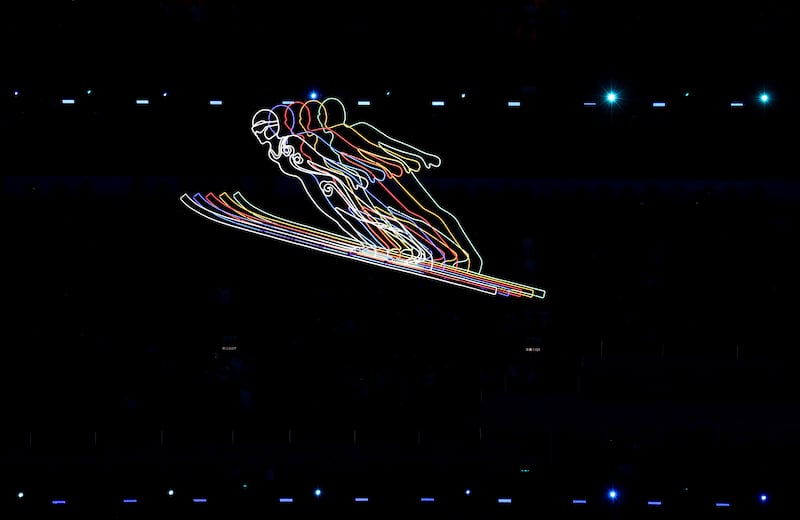 Opening ceremony of the Beijing 2022 Winter Olympics. Getty