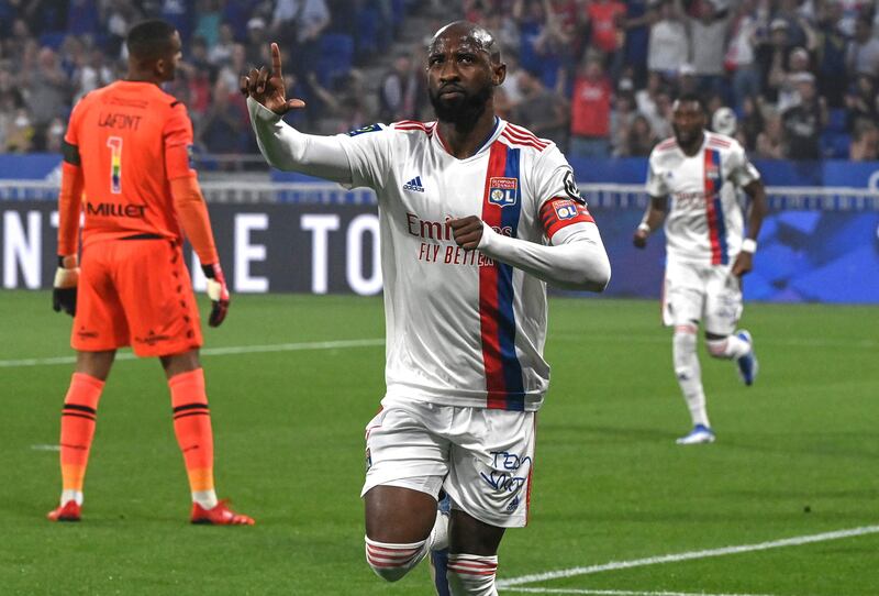 =5) Moussa Dembele (Lyon) 19 goals in 25 games. Minutes per goal: 90. AFP