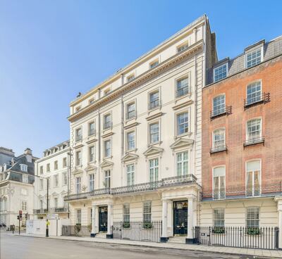 A second-floor apartment at 10 Upper Grosvenor Street has recently come on to the market for £9.5 million. Photo: Luxlo