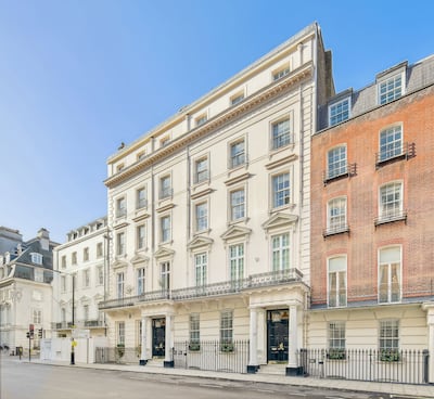 A second-floor apartment at 10 Upper Grosvenor Street has recently come on to the market for £9.5 million. Photo: Luxlo