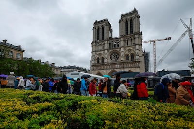 The Notre-Dame de Paris Cathedral. Reuters