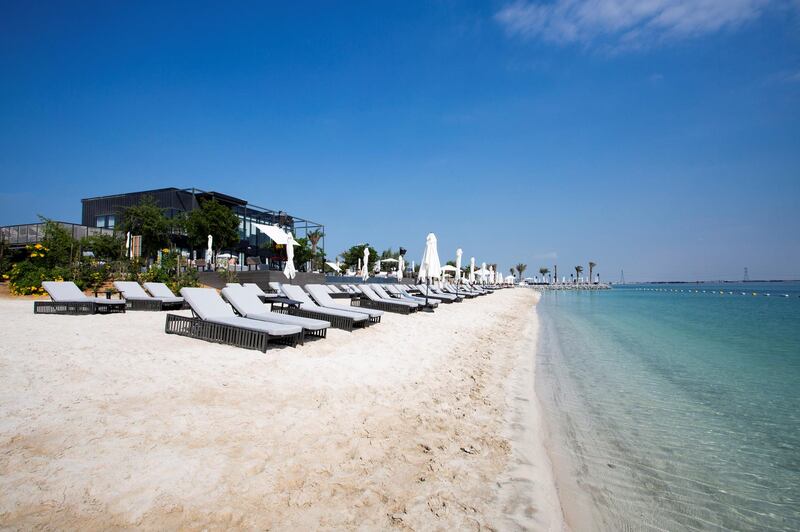 Cove Abu Dhabi gives guests access to a beach where they can enjoy water sports.