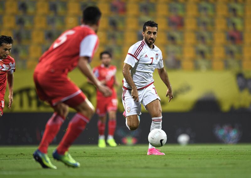 Manager Jorge Luis Pinto registered his first official win with UAE. Courtesy UAE FA