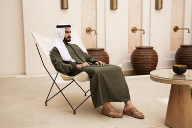 Premium Abu Dhabi-based brand Albatar's sandals are made in Italy. Supplied 