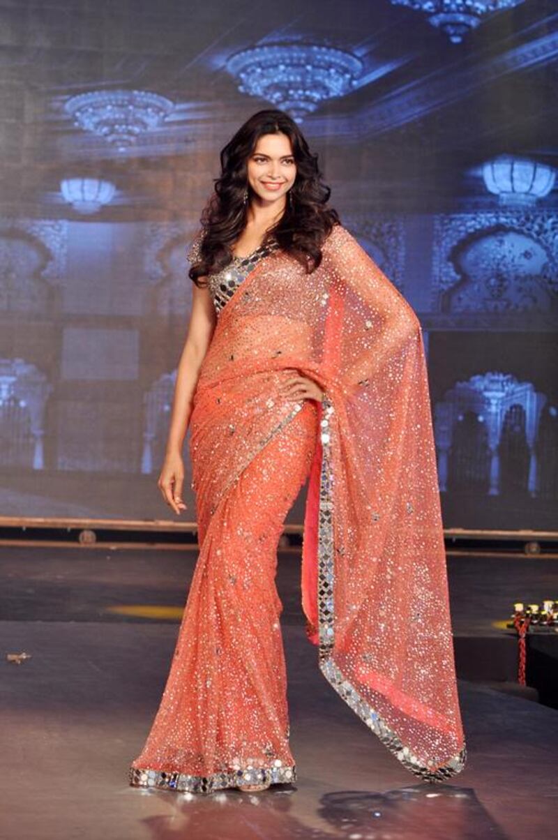 Deepika Padukone at the launch of Happy New Year trailer.