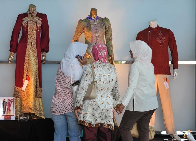 A Muslim fashion brand will fill a gap in the market.  Bay Ismoyo / AFP
