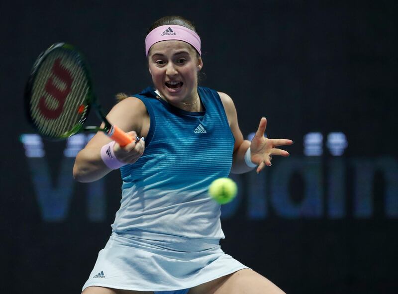 French Open 2017 winner Jelena Ostapenko's best effort in three previous visits to Dubai is the last 16 in 2018. EPA