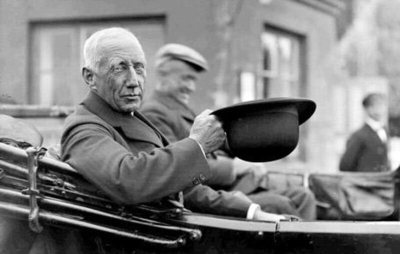 Captain Roald Amundsen, the legendary polar explorer, during a visit to Paris, on June 16 1928, two days before his crash.