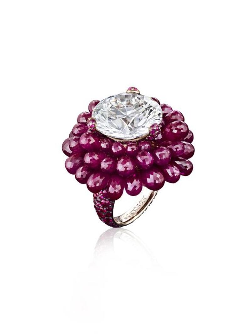 High-jewellery ring, price on request, De Grisogono. Courtesy De Grisogono