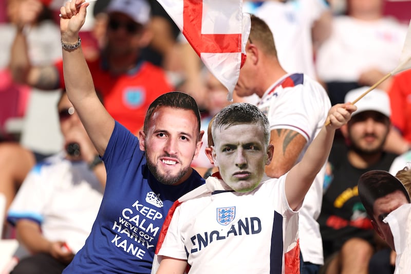 England fans ... or is it Harry Kane and Jordan Pickford? Getty Images