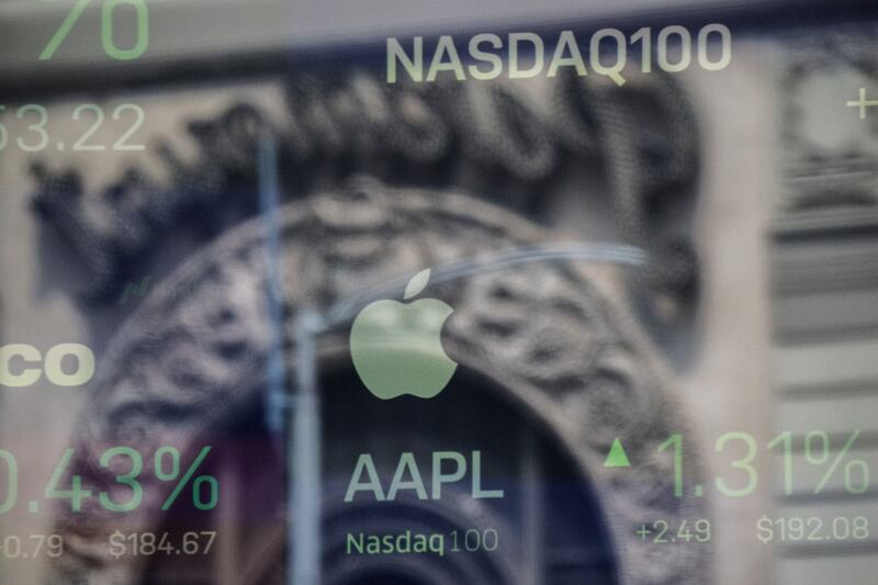Apple’s share price has soared about 48 per cent so far this year. Bloomberg