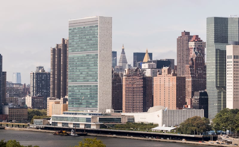 The UN headquarters in New York. The annual General Debate of the UN General Assembly begins next week. EPA