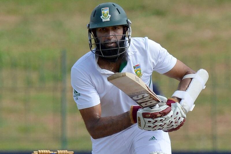 Hashim Amla has yet to lose a Test series as South Africa captain. Ishara S Kodikara / AFP