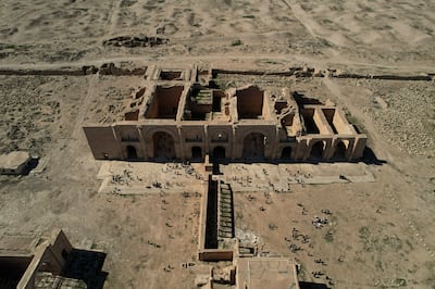 The ancient city of Hatra was Iraq's first Unesco-listed site. Ismael Adnan for The National 