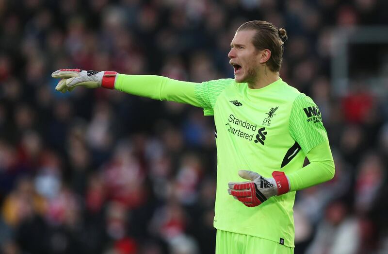 Soccer Football - Premier League - Southampton vs Liverpool - St Mary's Stadium, Southampton, Britain - February 11, 2018   Liverpool's Loris Karius gestures   Action Images via Reuters/Peter Cziborra    EDITORIAL USE ONLY. No use with unauthorized audio, video, data, fixture lists, club/league logos or "live" services. Online in-match use limited to 75 images, no video emulation. No use in betting, games or single club/league/player publications.  Please contact your account representative for further details.