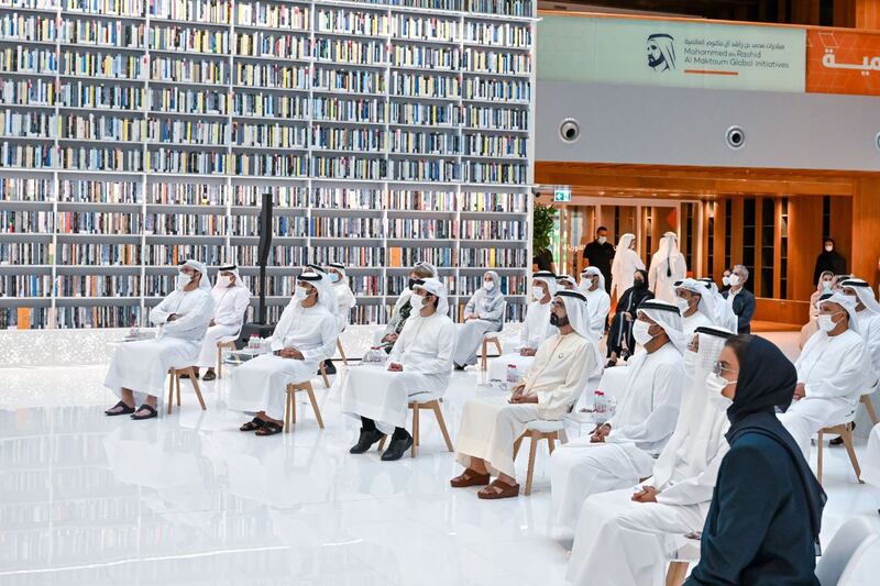 The Mohammed bin Rashid Library has nine separate libraries with more than 1 million print and digital books.  Photo: HHShkMohd via Twitter