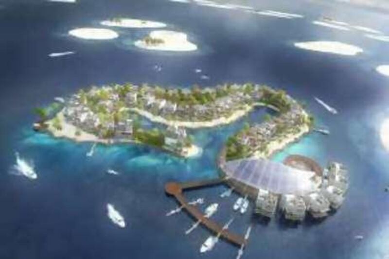 Jal Aashwa is a luxury island in the shape of a sea horse that a group of three Indian investors are planning to build at The World, Nakheel's archipelago in the shape of the continents.

Courtesy Opulence Holding Ltd *** Local Caption ***  Shot02_01_EMAIL.JPG