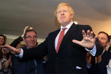 UK Prime Minister Boris Johnson following his Conservative party's general election victory. Lindsey Parnaby / WPA pool / Getty