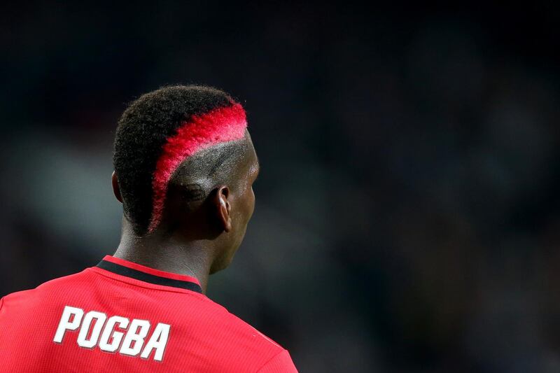 MANCHESTER, ENGLAND - SEPTEMBER 25:  Paul Pogba of Manchester United looks on during the Carabao Cup Third Round match between Manchester United and Rochdale AFC at Old Trafford on September 25, 2019 in Manchester, England. (Photo by Alex Livesey/Getty Images)