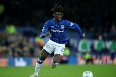 Moise Kean has struggled at Everton., Reuters