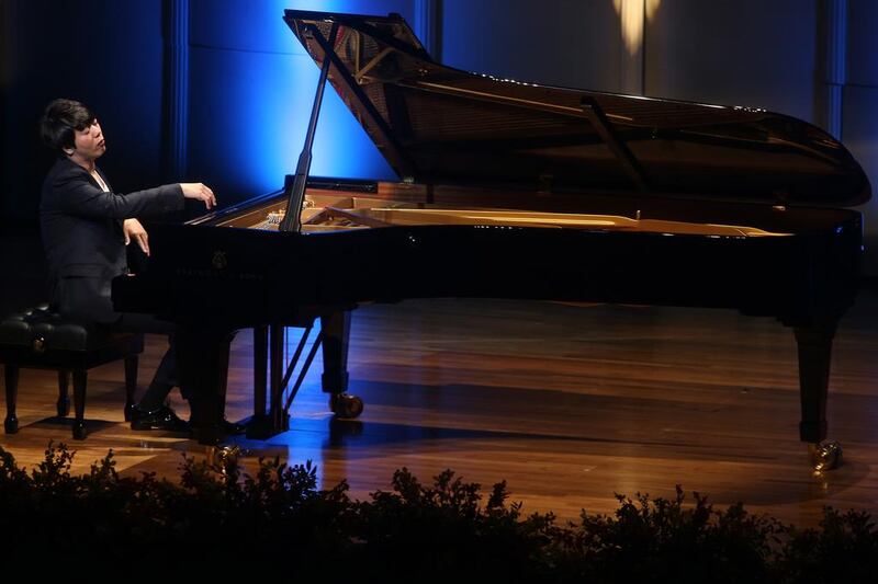 Internationally renowned pianoist Lang Lang performed at Emirates Palace as part of the Abu Dhabi Festival. Delores Johnson / The National