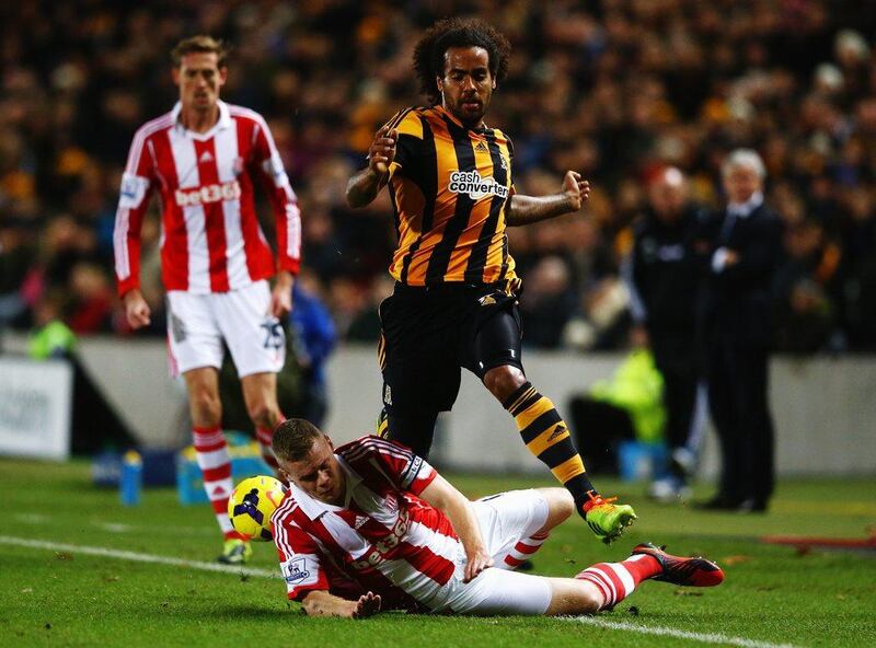 Centre-back: Ryan Shawcross, Stoke City. The stalemate at Hull City was rather forgettable but the Stoke skipper, making the tackle above, impressed with his defiance. Matthew Lewis / Getty Images