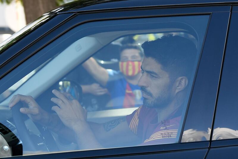 Barcelona's Uruguayan forward Luis Suarez. AFP