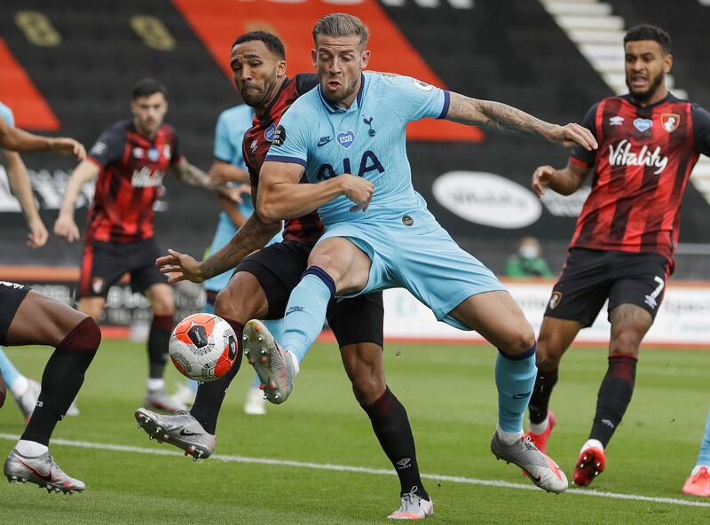 Toby Alderweireld - 7: Stood up well to the physicality and movement of King and Wilson. EPA